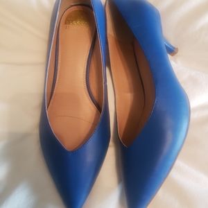 Blue kitten pumps. Eloquii. Size 10